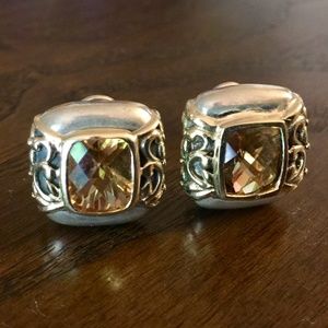 Jewelry - Sterling Silver and Gold Citrine Earrings Jewelry - Sterling Silver and Gold Citrine Earrings